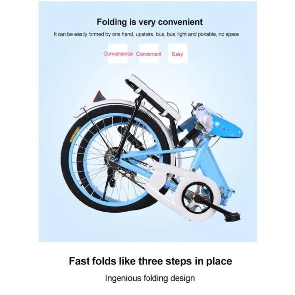 7641c102e4ec80c9c36adbb6c75d32c4 GDEAL 20 Inch Adult Folding Bicycle