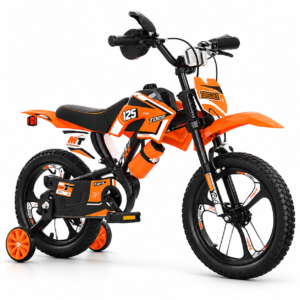 Kids Motocross Bicycle with Training Wheels