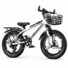 Kids Mountain Bike with Front Basket & Rear Carrier