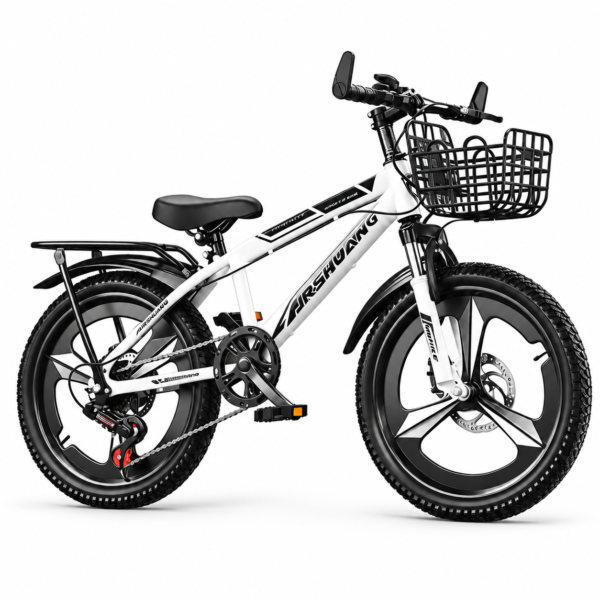 ChatGPT Image Sep 13, 2026, 10_17_29 PM Kids Mountain Bike with Front Basket & Rear Carrier