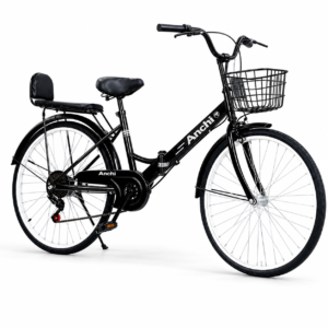 24 Inch City Bicycle with Front Basket