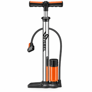 Stainless Steel High Pressure Bicycle Floor Pump