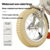 Kids Vintage Look Bicycle with Basket & Training Wheels