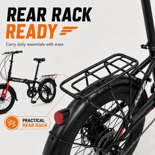 20 Inch Foldable Bicycle with Disc Brakes
