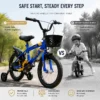 Kids Bicycle with Basket & Training Wheels