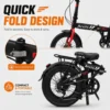 20 Inch Foldable Bicycle with Disc Brakes