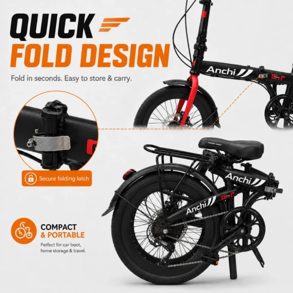 20 Inch Foldable Bicycle with Disc Brakes
