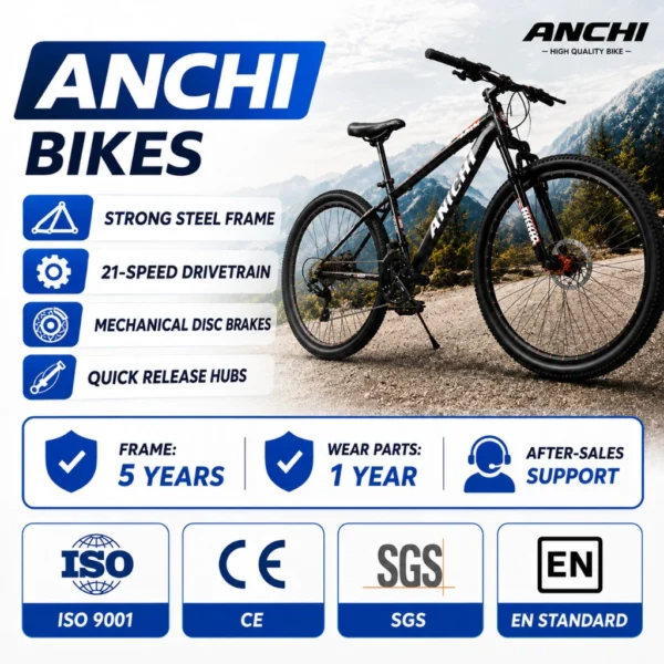 22 Inch Adult Aluminum Mountain Bike