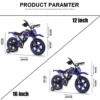 my-11134207-820l6-moxbkui7lc7h14 Kids Motocross Bicycle with Training Wheels