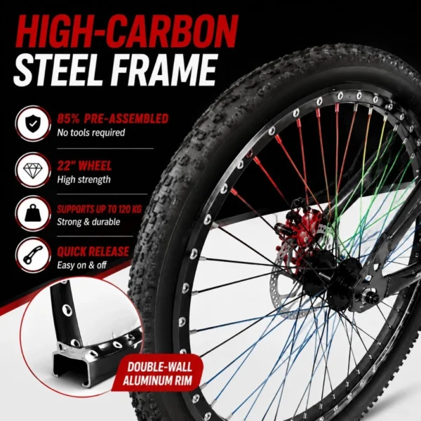 22 Inch Adult Aluminum Mountain Bike