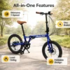 20 Inch Folding Bicycle with Disc Brakes