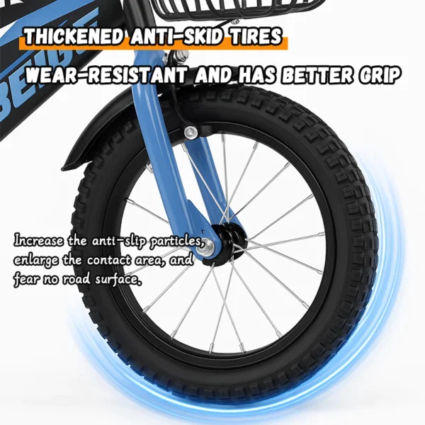 Kids Bicycle with Basket & Training Wheels
