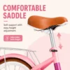20 Inch Foldable City Bicycle with Front Basket