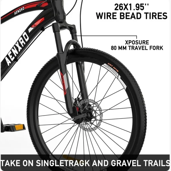 26 Inch Adult Mountain Bicycle 21-Speed