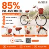 my-11134207-820l8-morwxkjntclp07 City Bicycle with Front Basket & Rear Carrier Rack