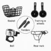 Kids Bicycle with Basket & Rear Rack