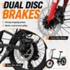 20 Inch Foldable Bicycle with Disc Brakes