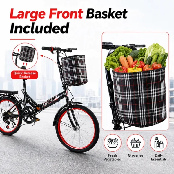 my-11134207-820lb-mptd3bkzdq1998 7 Speed Foldable Mountain Bike with Disc Brakes