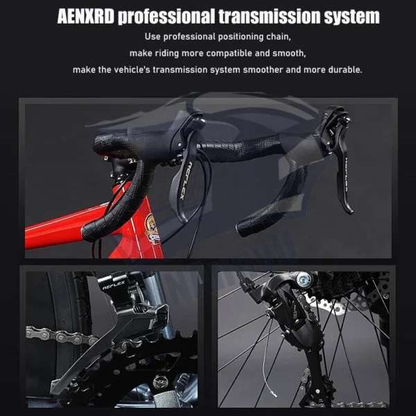 Road Bike with Dual Disc Brakes