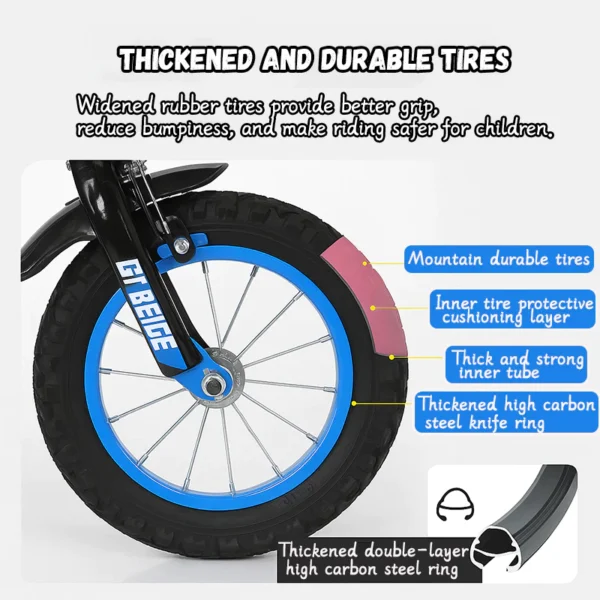 Kids Bicycle with Basket & Training Wheels