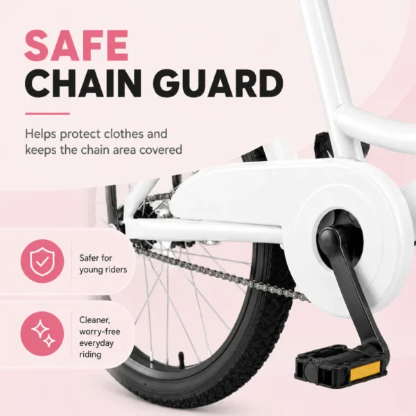 20 Inch Girls City Bicycle with Basket