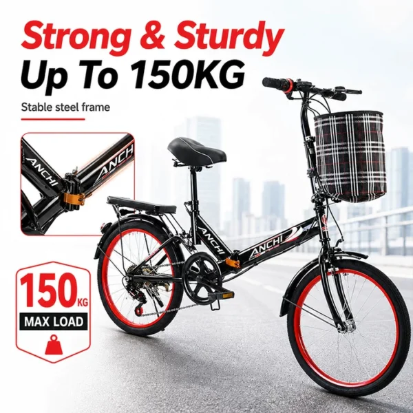 my-11134207-820ld-mptcyng8gjri19 7 Speed Foldable Mountain Bike with Disc Brakes
