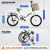 my-11134207-820ld-mrv2uaorrgnc21 20 Inch Single Speed Folding Bicycle