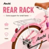 20 Inch Foldable City Bicycle with Front Basket