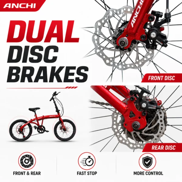 20 Inch 7 Speed Folding Bicycle