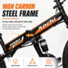 my-11134207-820li-msaz1pw12w3u62 26 Inch Folding Mountain Bike with Dual Disc Brakes